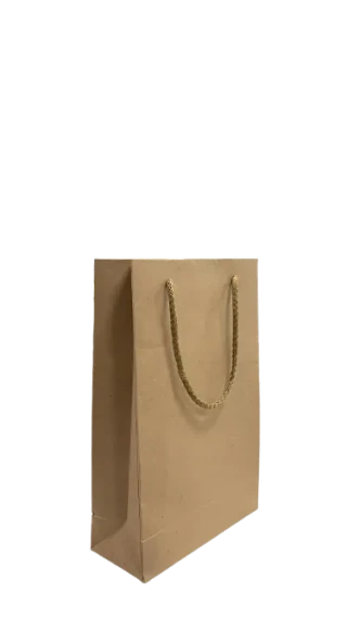 Nedi 17x25 Cm İp Saplı Kraft Karton Çanta