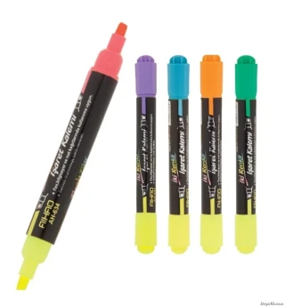 Aihao İki Renkli Fosforlu Kalem Ah-634
