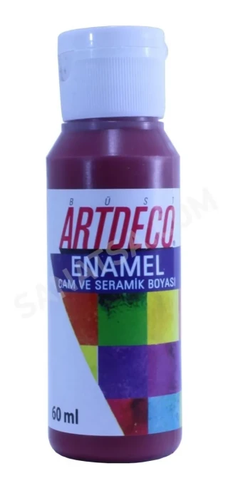 Artdeco Enamel 60 Ml Cam ve Seramik Boyası Kiraz Kırmızı 130c-835