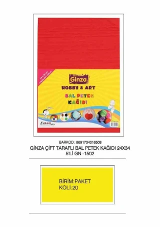 Ginza 24x34 Bal Peteği Kağıdı Gn-1502