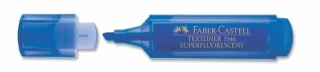 Faber Castell Fosforlu Kalem Şeffaf Kasa Koyu Mavi 154652