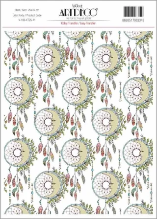 Artdeco 25x35 Kolay Transfer Kağıdı M.desen Y-100kt-2535