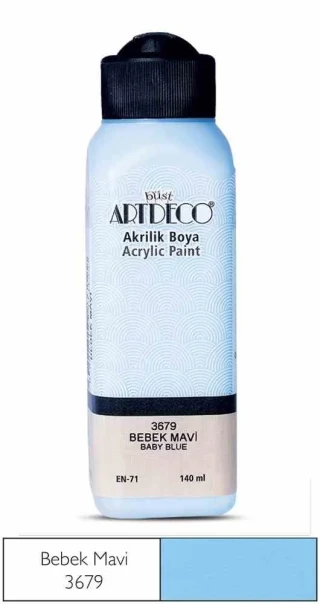 Artdeco 140 Ml Akrilik Boya Bebek Mavi 70r-3679