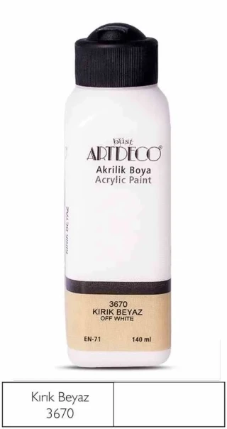 Artdeco 140 Ml Akrilik Boya Kırık Beyaz 70r-3670