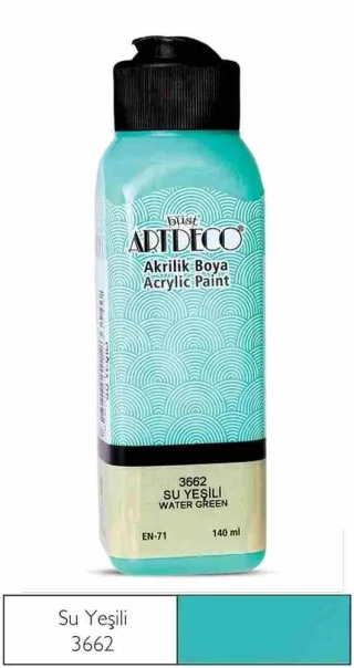 Artdeco 140 Ml Akrilik Boya Su Yeşili 70r-3662