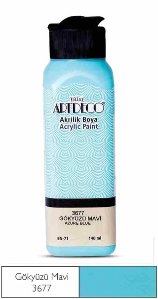 Artdeco 140 Ml Akrilik Boya Gökyüzü Mavi 70r-3677
