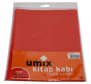 Umix A4 Hazır Kitap Kabı Kırmızı Bantlı 3 Lü 1915