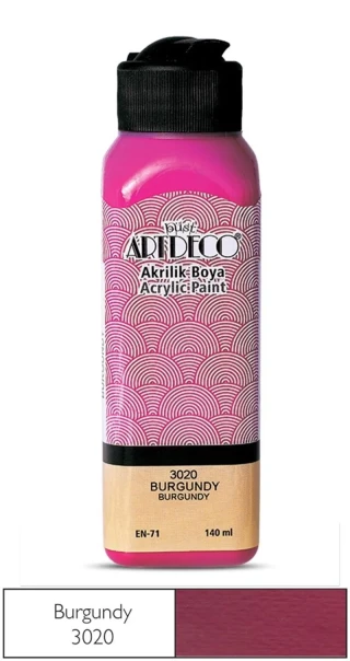 Artdeco 140 Ml Akrilik Boya Burgundy 70r-3020