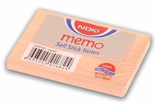 Noki Memo 50x75 Yapışkanlı Not Kağıdı Neon Renkler 12006