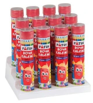 Fatih 12 Renk Tam Boy Kuruboya Tüp 33114