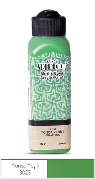 Artdeco 140 Ml Akrilik Boya Yonca Yeşili 70r-3023