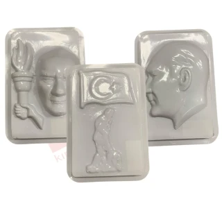 Universal Alçı Kalıbı Atatürk Temalı Küçük Boy