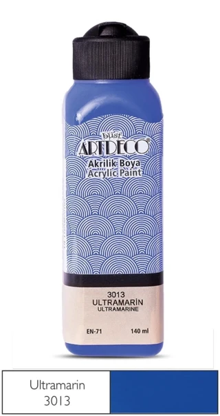 Artdeco 140 Ml Akrilik Boya Ultramarin 70r-3013