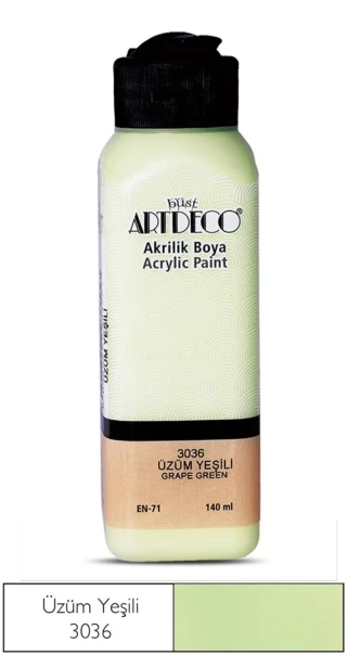 Artdeco 140 Ml Akrilik Boya Üzüm Yeşili 70r-3036