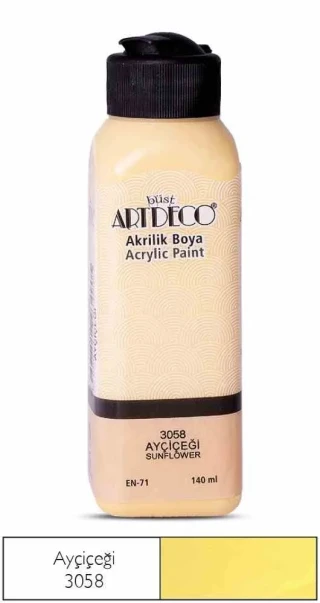 Artdeco 140 Ml Akrilik Boya Ayçiçeği 70r-3058
