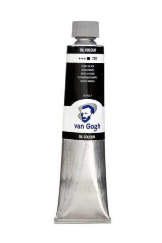 Talens Van Gogh 40 Ml Yağlı Boya İvory Black 701