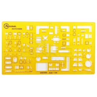 Artscholar 1\100 Mobilya ve Tesisat Şablonu S10046