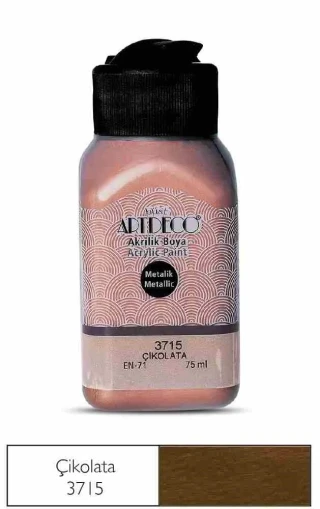 Artdeco 75 Ml Akrilik Boya Metalik Çikolata 71ı-3715
