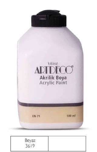 Artdeco 500 Ml Akrilik Boya Beyaz 70l-3619