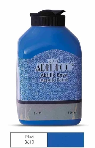 Artdeco 500 Ml Akrilik Boya Mavi 70l-3610