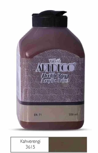 Artdeco 500 Ml Akrilik Boya Kahverengi 70l-3615