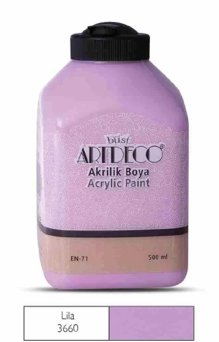 Artdeco 500 Ml Akrilik Boya Lila 70l-3660