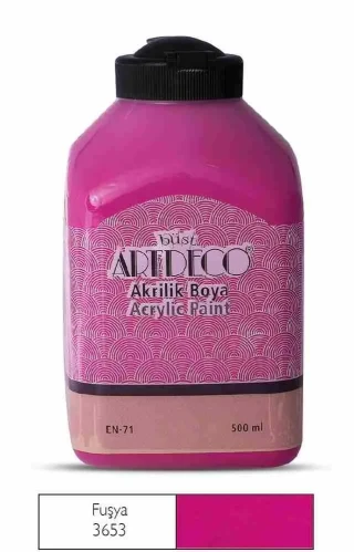Artdeco 500 Ml Akrilik Boya Fuşya 70l-3653