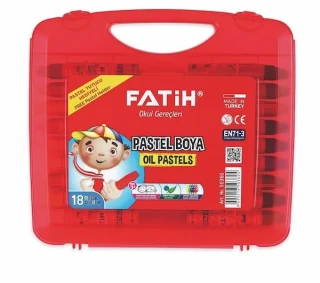 Fatih 18 Renk Pastel Boya Kıng Sıze Çantalı 50360