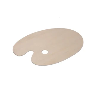 Aras 40x50 Cm Ahşap Oval Palet G161