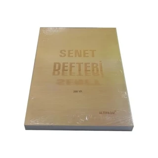 Altınyıldız Karton Kapak Senet Defteri 200yp 01002