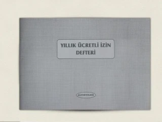 Altınyıldız 40yp Yıllık Ücretli İzin Defteri Karton Kapak