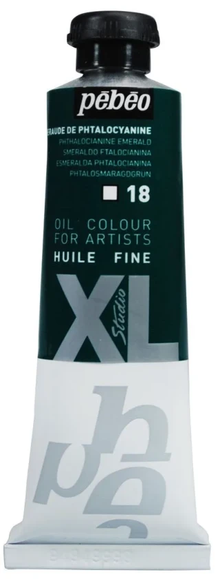 Pebeo 37 Ml Huıle Fıne Studio Xl Yağlı Boya Phthalocıanne Emerald 18