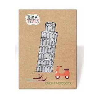 Lizy 20x28 Kraft Sert Kapak Defter Ivory Kağıt Kareli 112\1 Kf112