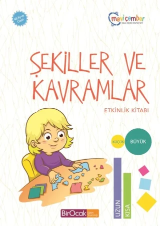 Şekiller ve Kavramlar Etkinlik Kitabı (+36 Ay) - Bir Ocak Eğitim Yayınları