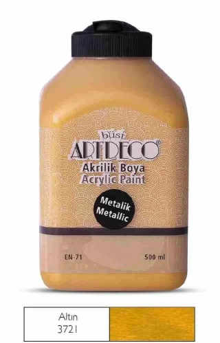 Artdeco 500 Ml Akrilik Boya Altın 71l-3721