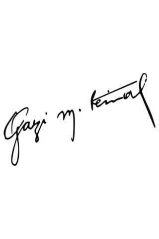 Svn Ata Gazi İmza Folyo Sticker No:1