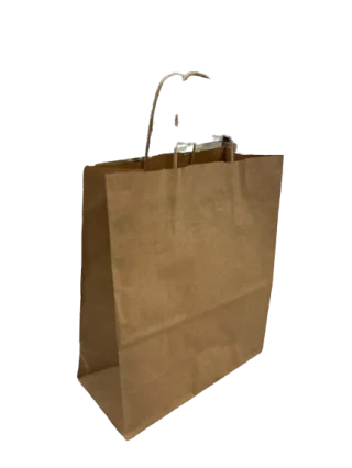 Nedi 25x31 Cm Büküm Saplı Kraft Çanta Naturel 079787