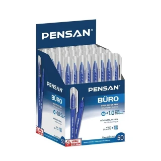 Pensan 2270 1.0 Mm Büro Tükenmez Kalem Mavi