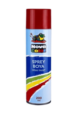 Nova Color 200 Ml Sprey Boya Kırmızı Nc-801