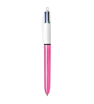 Bic 4 Colours Shine Tükenmez Kalem Pembe 982875