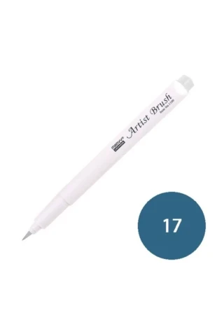 Marvy 1100 Su Bazlı Fırça Uçlu Marker Kalem 017 Steel Blue