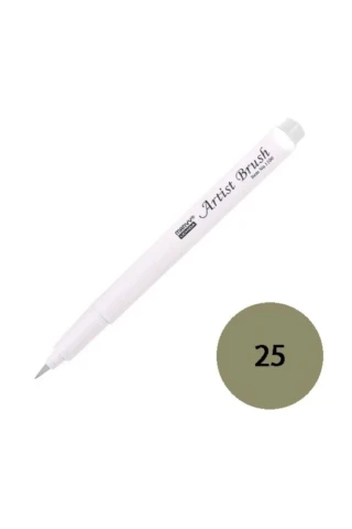 Marvy 1100 Su Bazlı Fırça Uçlu Marker Kalem 025 Bottle Green