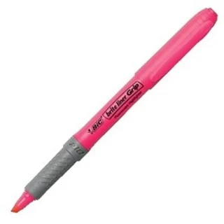 Bic Brıte Grıp Fosforlu Kalem Kesik Uç Pembe 811934