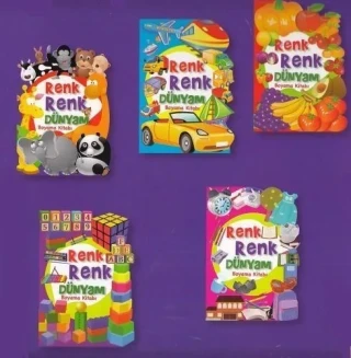 Renk Renk Dünyam Boyama Kitabı-ema Çocuk Yayınları
