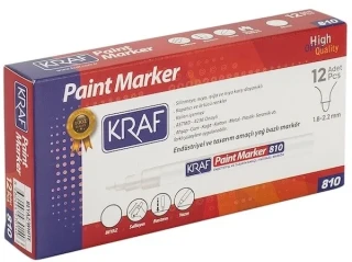 Kraf Paınt Marker Kalem Beyaz 810
