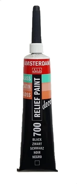 Talens Amsterdam Cam Konturü 20 Ml Siyah 58047000