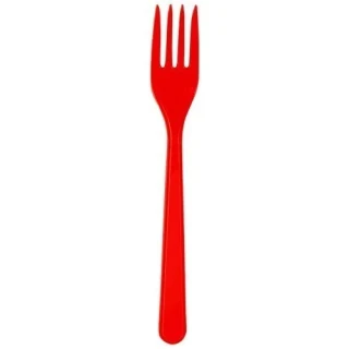 Nedi Plastik Çatal 25"li Kırmızı 74342k\30088