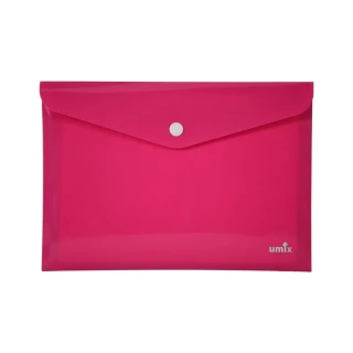 Umix A4 Çıtçıtlı Zarf Dosya Pembe U1121n-pe