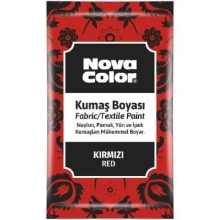 Nova Color 12 Gr Toz Kumaş Boyası Kırmızı Nc-901