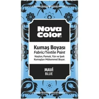 Nova Color 12 Gr Toz Kumaş Boyası Mavi Nc-902